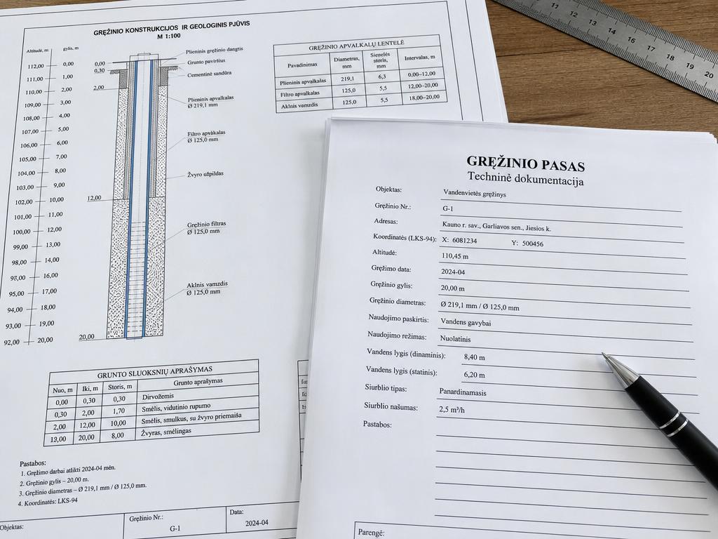 Gręžimo darbų licencija ir gręžinių registracija LGT.